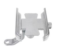 WEFOLCC For Y&amaha FJR1300 2004-2017 2016 2015 2014 2013 FJR 1300 A Motorcycle Aluminum Handlebar Mobile Phone Holder GPS Stand Bracket Navigation Bracket(Mirror type Silver)