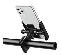 WEFOLCC For Y&amaha T-Max 500 TMAX 500 560 TMax 530 Motorcycle Accessories Mobile Phone Holder GPS Navigation Mounting Bracket Navigation Bracket(Handlebar Black)