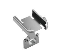 WEFOLCC Motorcycle Aluminum Alloy Phone Holder Accessories For F800 GS Adventure F800 800GS 2008-2024 Motorcycle Navigation Bracket(Handlebar Silver)