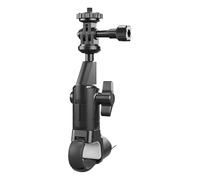 WEFOLCC Motorcycle Bicycle Holder 360 Rotating Bicycle Handlebar Stand For Insta 360 X2 X3 X4 Go Pro 12 11 10 Navigation Bracket(1pc)