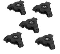 WEFOLCC Motorcycle Bike Phone Holder Anti Slip Absorber Phone Holder Stand 360° Rotatable Anti-Shock Handlebar Phone Security Brackets Navigation Bracket(5pcs)
