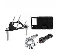 WEFOLCC Motorcycle Cellphone Mobile Phone Holder GPS Navigation Bracket Support For XL 750 Transalp 750 2024 Motorcycle Navigation Bracket(C)