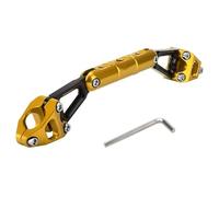 WEFOLCC Motorcycle Crossbar Extension Bar Mobile Phone Holder GPS Holders For PCX125 PCX150 PCX160 Motorcycle Navigation Bracket(Gold)
