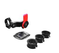 WEFOLCC Motorcycle Electric Bicycle Rotatable Phone Holder Bicycle Handlebar Phone Holder Universal Handlebar Mount Navigation Bracket(Red)