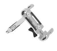 WEFOLCC Motorcycle Handlebar Anti Slip Holder Stand Mount Phone Bracket Metal Bike Phone Holder Universal Bicycle MTB Navigation Bracket(Silver)