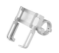 WEFOLCC Motorcycle Navigation Phone Holder Electric Bicycle Battery Fixed Mount Bracket Delivery Rider Motorcycle Equipment Accessories Navigation Bracket(Silver)
