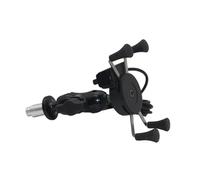 WEFOLCC Motorcycle Phone Holder Fork Stem Mount GPS Navigation Bracket With USB For CBR250RR CBR400R CBR500R CBR600RR CBR600F4I VFR800F VFR1200F VFR1200F Motorcycle Navigation Bracket(With USB)
