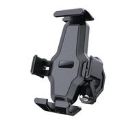 WEFOLCC Motorcycle Phone Mount Bike Bicycle Holder 360° View For Handlebar Bicycle Phone Mount 4.7-7" Cell Stand Clamp Scooter GPS Clip Navigation Bracket(B)