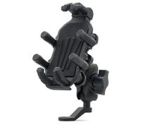 WEFOLCC Motorcycle Phone Mount Holder Smartphone Phone Stand Holder With Vibration Dampener 360 Degree Adjustable Rearview Mirror Mount Navigation Bracket(Rearview mirror)