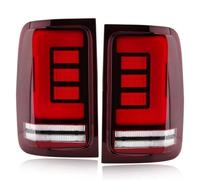 WEFOLCC Rear Tail Lights Turn Signal Light Stop Parking Brake Lamp Reversing Lamp For VW For Amarok V6 2008-2022 (Red A Pair)