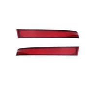 WEFOLCC Red Lens Car Rear Bumper Light Reflector Accessories For VW For Touran 2006 2007 2008 2009 2010 (Left and Right)