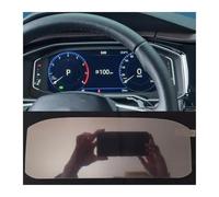 WEFOLEN 10.1 Inch Car GPS Navigation Tempered Glass Screen Protector Film Interior Sticker For VW For Novo For Virtus 2023 GPS Screen Protector(For instrument)