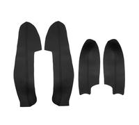 WEFOLEN 4 Pieces Car Door Armrest Handle Panel Cover Trim for Nissan for Qashqai J11 2016 2017 2018 Car Inner Door Pull Handle(Black)