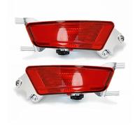 WEFOLEN Car Fog Lights For Range Rover For Evoque 2011-2018 Rear Fog Lamp Assembly With Bulb Rear Bumper Signal Light RRL962-AM-L LR025148-B(Red Left and Right)