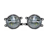 WEFOLEN Car Fog Lights For Toyota For Camry XV40 XV50 For Corolla For Avensis For Highlander RAV4 Fog Light Assembly Front Bumper Anti Fog Light(Pair White LED)