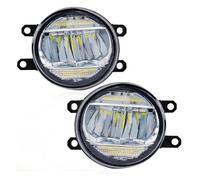 WEFOLEN Car Fog Lights For Toyota For Corolla For Camry For Prius For Tacoma RAV4 12V 2in1 Car LED Fog Light DRL Daytime Running Lamp