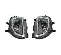WEFOLEN Car Fog Lights For VW For Golf 6 A6 MK6 Cabriolet GTI GTD For Jetta GLI 2012-2016 Fog Lamp Assembly With Bulb Front Bumper Fog Lights(Pair With LED L10)