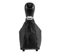 WEFOLEN Car Gear Shift Knob Lever Head Handball Shifter Gaiter Boot Cover Case for Skoda for Octavia A7 MK3 2014 2015 2016 2017(5 Speed)
