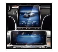 WEFOLEN Car GPS And Instrument Panel LCD Screen Tempered Glass Protective Film For Mercedes For Benz EQE 350 2022 GPS Screen Protector(GPS and Instrument)