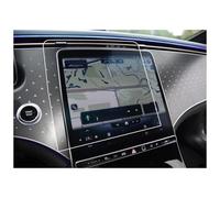 WEFOLEN Car GPS And Instrument Panel LCD Screen Tempered Glass Protective Film For Mercedes For Benz EQE 350 2022 GPS Screen Protector(GPS)