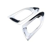 WEFOLEN Car Interior Sticker Car ABS Chrome Inner Door Handle Bowl Cover Trim Sticker For Peugeot 208 2014 2015 2016 2017 2018 2019(Front 2pcs)