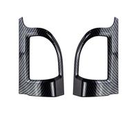 WEFOLEN Car Interior Sticker For F&ord For EVEREST For RANGER 2015-2020 ABS Carbon Fiber Door Pillar Frame Cover Trim Car Interior Decorative