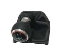 WEFOLEN for A4 S4 B8 8K A5 8T 8F Q5 8R for S Line 2007-2015 12mm 5 Speed 6 Speed Car Gear Shift Knob Gear Shift Collars Boot Cover(5 Speed)