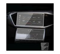 WEFOLEN For A6 A7 2019 2020 Car GPS Navigation Screen Protector Interior Tempered Glass Film GPS Screen Protector(Up and down)