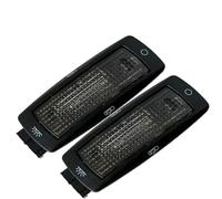 WEFOLEN For Beetle 1999-2010 For Bora 1999-2005 For Caddy 2004-2008 For Golf 1998-2006 2PCS Interior Rear Reading Dome Light(Black)