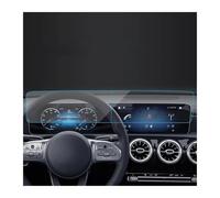 WEFOLEN For Benz Cla 2023 Car Screen Protector Navigator Display Tempered Glass Protective Film GPS Screen Protector(Blue LHD)