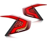 WEFOLEN For Civic 10Th Gen 2016-2020 Sequential Indicator Dynamic Animation Rear Lamps Assembl Taillights(2)