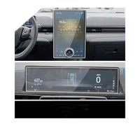 WEFOLEN For F&ord For Mustang For Mach-E 2021-2022 Navigation GPS LCD Dashboard Tempered Glass HD Screen Protection Film GPS Screen Protector(2pcs Sets)