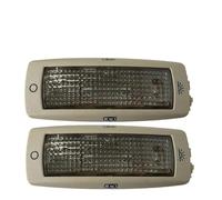 WEFOLEN For Fabia 2000 2001 2002 2003 2004 2005 2006 2007 2008 For Superb 2002-2008 2PCS Interior Rear Reading Dome Light(Beige)
