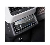WEFOLEN For For E-tron A6 A7 Q8 2019 Rear Air Conditioning Screen 9H Hardness Tempered Glass Protector Film GPS Screen Protector