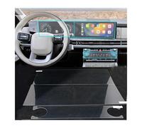 WEFOLEN For Hyundai For Santa Fe 2024 2025 12.3 Inch Infotainment Digital Cluster Instrument Air Conditioner Tempered Glass Screen Protector GPS Screen Protector