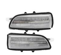 WEFOLEN For Jaguar XJ X350 XF X250 For X-Type X400 Dynamic LED Turn Signal Side Mirror Indicator Side Mirror Indicator(Clear)