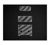 WEFOLEN For L&and R&over For R&ange R&over For Evoque 2020-2021 Car Gps Interior Navigation Air-conditioning TPU Protective Film GPS Screen Protector(3 PCS)