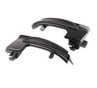 WEFOLEN For Mazda 3 For Axela For Mazda 6 For Atenza 2017-2018 Dynamic LED Turn Signal Sequential Side Mirror Indicator Side Mirror Indicator(Black)