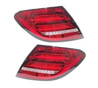 WEFOLEN For Mercedes For Benz W204 C300 C250 2007-2014 Car Rear Tail Light Fog Running Lamp Turn Signal Light Stop Brake(Red)