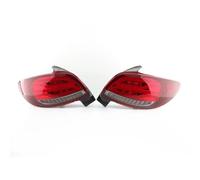 WEFOLEN For Peugeot 206 206CC 2004 2005 2006 2007 2008 1Pair LED Rear Tail Lights Stop Brake Turn Signal Lamp(1pair Red)