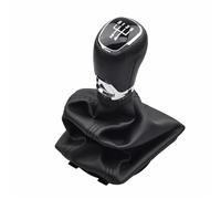 WEFOLEN for Skoda for Octavia A5 A6 2004 2005 2006 2007 2008 2009 2010 2011 2012 Car Gear Stick Knob Gaiter Boot Cover(5 Speed)