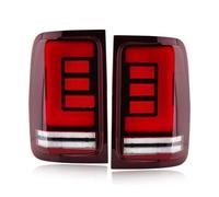 WEFOLEN For VW For Amarok V6 2008-2022 Rear Light Turn Signal Light Stop Parking Brake Lamp Driving Lamps Reversing Lamp Tail Lights(Red A Pair)