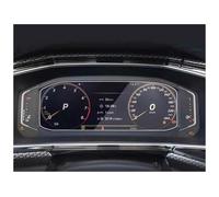 WEFOLEN For VW For Nivus 2020 2021 Instrument Tempered Glass Screen Protector Dashboard Screen Anti Scratch Film Dash Board GPS Screen Protector(Dashboard)