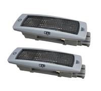 WEFOLEN Interior Dome Lamp Car Rear Reading Map Dome Light Ceiling Lamp 3B0947291 For Golf 1998-2006 For P&assat 1997-2005 For S&cirocco 2009-2014 Auto Parts(Grey-2 PCS)