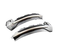 WEFOLEN LED Turn Signal Side Mirror Indicator For A3 8V S3 RS3 2013 2014 2015 2016 2017 Side Mirror Indicator(Black)