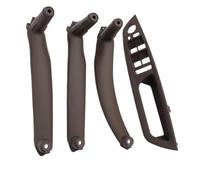WEFOLEN RHD Interior Door Armrest Handle Leather for X5 X6 E70 E71 E72 2007-2014 Car Inner Door Pull Handle(RHD Moka 4pcs)