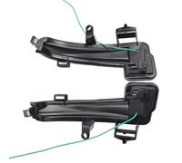 WEFOLEN Side Mirror LED Turn Signal For Skoda For Superb A7 Mk3 B8 2016 2017 2018 2019 Side Mirror Indicator(Blue-Yellow)