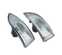 WEFOLEN Wing Mirror Indicator Transparent Lens Without Bulb For Renault For Megane 3 For Latitude For Fluence For Scenic III 261656470R 261609550R Side Mirror Indicator(A pair)