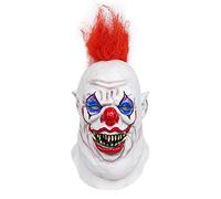 WEFONLLICOS Scary Clown Mask Adult Halloween Creepy Full Head Mask Horror Evil Demon Costume Props Latex