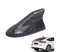 WeFoonLo Car Shark Fin Antenna Cover, Roof Aerial Radio Signal Replacement with Adhesive Tape for Car SUV Trucks, Decorative Antenna Base and Enhance The Signal (Carbon Fibre)